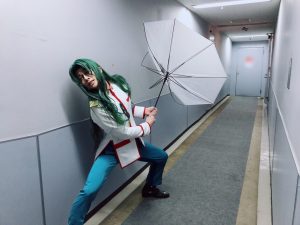 One of the Saionji Gekijou sequences apparently involved a windy day and an umbrella.